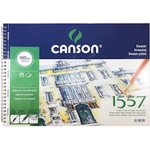 Canson 1557 Eskiz Defteri Spiralli 180G 15 Yaprak 35X50