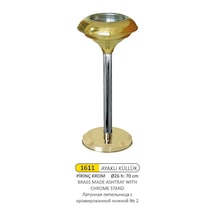 Ayaklı Küllük Pirinç Krom Ayaklı