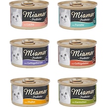 Miamor Pastete 6 Çeşit Karma Kedi Konserve 6 x 85 G
