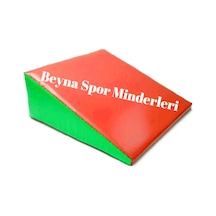 Beyna Minder Üçgen Takla Minderi 120 50 20 Cm Kırmızı - Yeşil