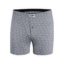 6 Adet Yıldız Erkek Taşma Lastik Desenli Penye Boxer Short 43