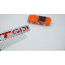Dk Tuning Kia Tgdi 3m Gri Kırmızı Bagaj Logo Arma Amblem Bagaj Arma