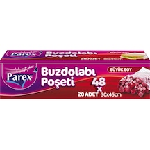 20'li Buzdolabı Poşeti Büyük Boy 30 X 45 Cm 48'li Paket