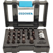 Gedore 620-024 Bits Uç Seti 1/4'' 24 Parça Torx Yıldız Düz Allen