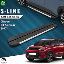 S-Dizayn Citroen C3 Aircross S-Line Aluminyum Yan Basamak 183 Cm