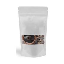 Beyaz Kraft Pencereli Doypack Dik Duran Ambalajlar 50 Li Paket, Şeffaf Pencereli, Kilitli Ziplock Ve Kolay Açma Çentikli, Çok Amaçlı Gıda Saklama Ambalajı 13x22,5 Cm 4296
