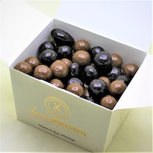Dark Brown Fındıklı Çikolata - Dolgulu Bitter - Sütlü Draje 500 G