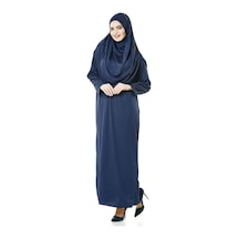 Tek Parça Namaz Elbisesi - Lacivert - 5015