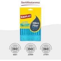 Mikrofiber Banyo Bezi 2&apos Li Set, Çift Taraflı Ekstra Hızlı Kuruyan Mikrofiber Temizlik Bezi Seti 30x30 Cm, Kir Sökücü Tasarım, Yüksek Emiş Gücü, Tüy Çizik Bırakmayan Banyo Temizlik Bezi Seti 0
