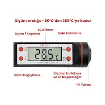 Mutfak Termometresi Dijital Termometre Gıda Termometresi 300 C Ölçüm Kaliteli Özel Kutulu