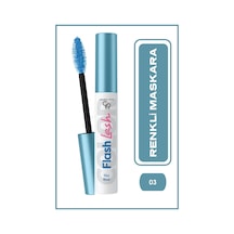Golden Rose Suya Dayanıklı Förmüllü Hacim Veren Flash Lash Renkli Maskara 03 Sky Blue