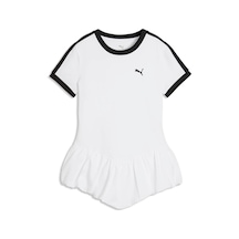 Puma T7 Balloon Kadın Tişört 636886 02 Beyaz