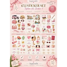 6 Sayfa Manifest Günlüğü Sticker Set 777 Manifest Panosu Ajanda Scrapbook Journal 0