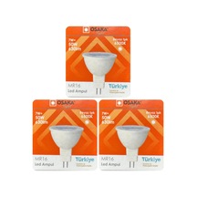 7w 50w Beyaz Işık 6500k G4 Duylu Led Çanak Ampul, 3 Adet Diğer