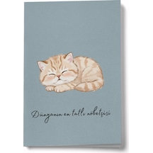 Dünyanın En Tatlı Nöbetçisi A6 Çizgili Mini Defter Not Defteri Çok Renkli