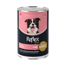 Reflex Plus Sos İçinde Et Parçacıklı Somonlu Yetişkin Köpek Konservesi 12 Adet 400 Gr 213-20010.03