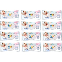 Uni Baby Ilk Adım Islak Mendil 12+Ay 52'Li 12 Adet