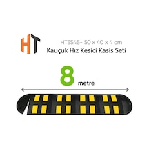 Kauçuk Hız Kesici Kasis Seti 50 X 40 X 4 Cm - Eko - 8 Metre