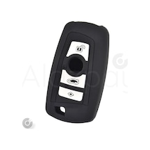 Bmw 1 3 5 7 Serisi F30 F25 F20 F18 F16 F15 F10 & X1 X3 X4 X5 Silikon Anahtar Kılıfı Siyah Beyaz