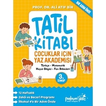 Çuklar İçin Yaz Akademisi 3. Sınıf Tatil Kitabı