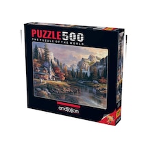 Anatolian Puzzle 500 Parça Vadinin Sonundaki Ev 3533