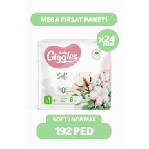 Giggles Lady Soft Hijyenik Ped Normal Mega Fırsat Paketi 192 Adet