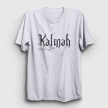 Presmono Unisex Logo Kalmah T-shirt Beyaz