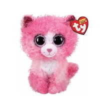 TY Reagan Pembe Kıvırcık Saçlı Kedi 15 Cm