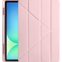 Mey İthalat iPad Uyumlu  Pro 13 2024 Kılıf Kalemlikli Hugo Tablet Kılıfı - Rose Gold
