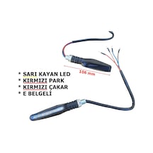 Sinyal Led Kayan İnce-uzun 2 Li Set Kl020-4 3 Fonksiyonlu