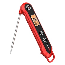 Thermopro Tp-03h Su Geçirmez Katlanabilir Profesyonel Gıda Pişirme Termometresi-kırmızı