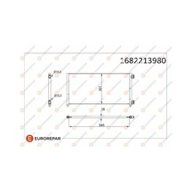 Klima Radyatörü - Fiat Punto, Doblo - Eurorepar-1682213980
