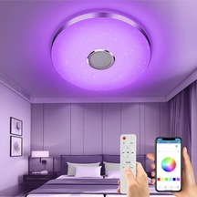 Hpytech Akıllı Tavan Aydınlatma Smart Life Rgb Led Lamba Bluetooth Müzik Uzaktan Kumanda Çok Renkli