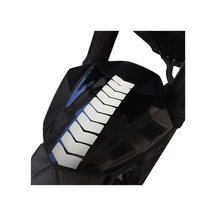 Ok Tasarımlı Reflektif Gri Çamurluk Kask Sticker Çınar Extreme