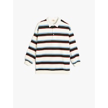 Koton Çizgili Uzun Kollu Düğme Detaylı Polo Yaka Sweatshirt Siyah Çizgili 5skg10355ak Siyah Çizgili Siyah Koton Çizgili Uzun Kollu Düğme Detaylı Polo Yaka Sweatshirt Siyah Çizgili 5skg10355ak Siyah Çizgili Siyah