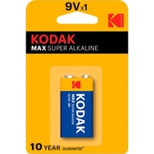 Kodak Max Alkalin Pil 9 Volt