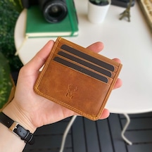 Modica Sazara – Hakiki Deri Süper Ince Minimalist Cüzdan, Modern Tasarım, Slim Kartlık