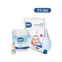 Wee Baby Yenidoğan 5'li Bakım Seti Beyaz