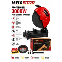 Maxstar PRF3035 3000W 355MM Profil Kesme Makinesi 45 Açılı Metal Demir Kesme + Yedek Kesme Diski