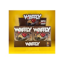 Waffly Dark Chocolate Edition Çilekli Ve Muzlu Bitter Çikolatalı Waffle 12'li Kutu