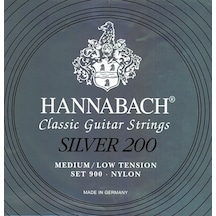Hannabach Silver 200 Medium Low Tension - 900 Mlt Klasik Gitar Te