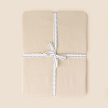 Soft Basic Çift Kişilik Düz Kenar Saten Çarşaf - Bej - 240x260 Cm Çok Renkli