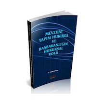 Savaş Yayınevi - Mevzuat Yapım Hukuku - Yasin Söyler