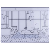 Suntek Led Aydınlatma Boyama Dekorasyon Masa Lambası Zarif Sahil Çok Renkli