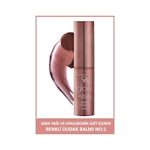 Golden Rose Glow Kiss Tinted Shea Yağı Hyaluronik Asit Ve Vitamin E İçeren Renkli Dudak Balmı 01 Vanilla Latte