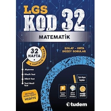 LGS Matematik Kod 32- Tudem Yayınları