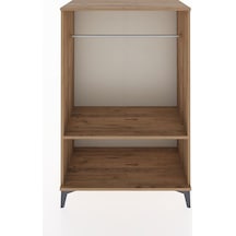Hyperion Dolap Tek Raflı Tek Askılı 88x44x134 Çam-çam Çam