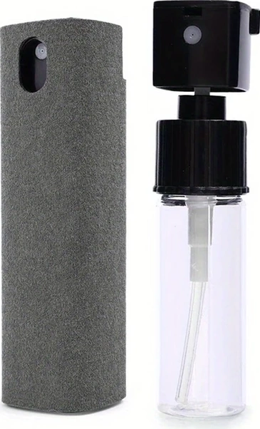 Dashanshop Gri 2si 1 Arada Ekran Temizleme Aleti Püskürtmeli Multifonksiyon Sprey Şişesi