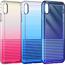 Baseus Colorful Airbag Series Apple Uyumlu iPhone XR Kılıf WIAPIPH61-XC