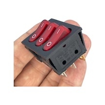 Ic-135 Üçlü Işıklı Anahtar 220v On-off 9p